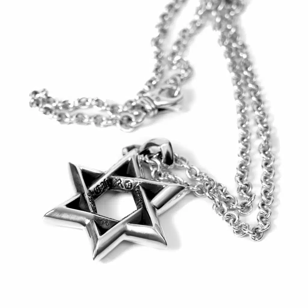 Chrome-Hearts LARGE STAR OF DAVID PENDANT