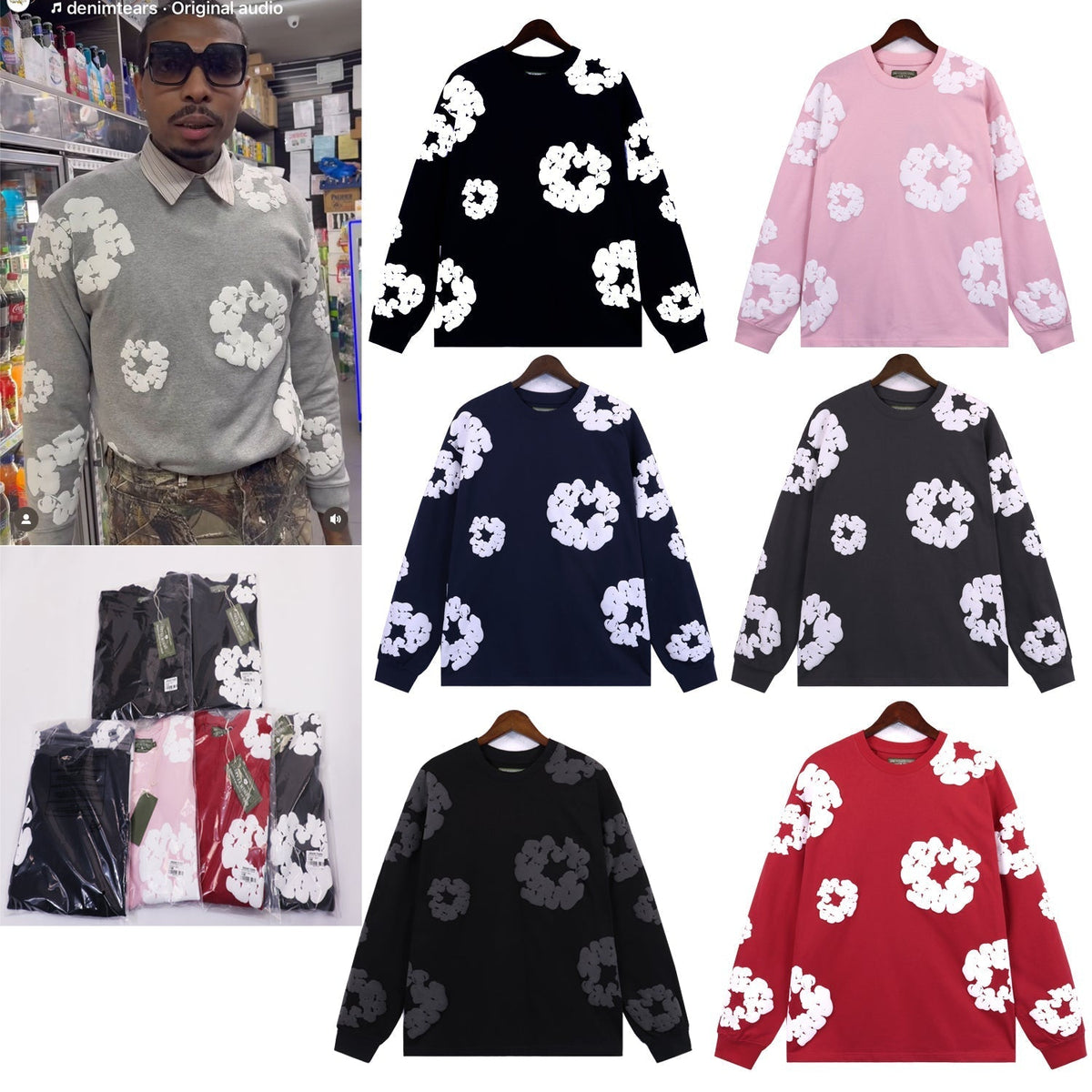 DENIM TEARS Hoodie 7011