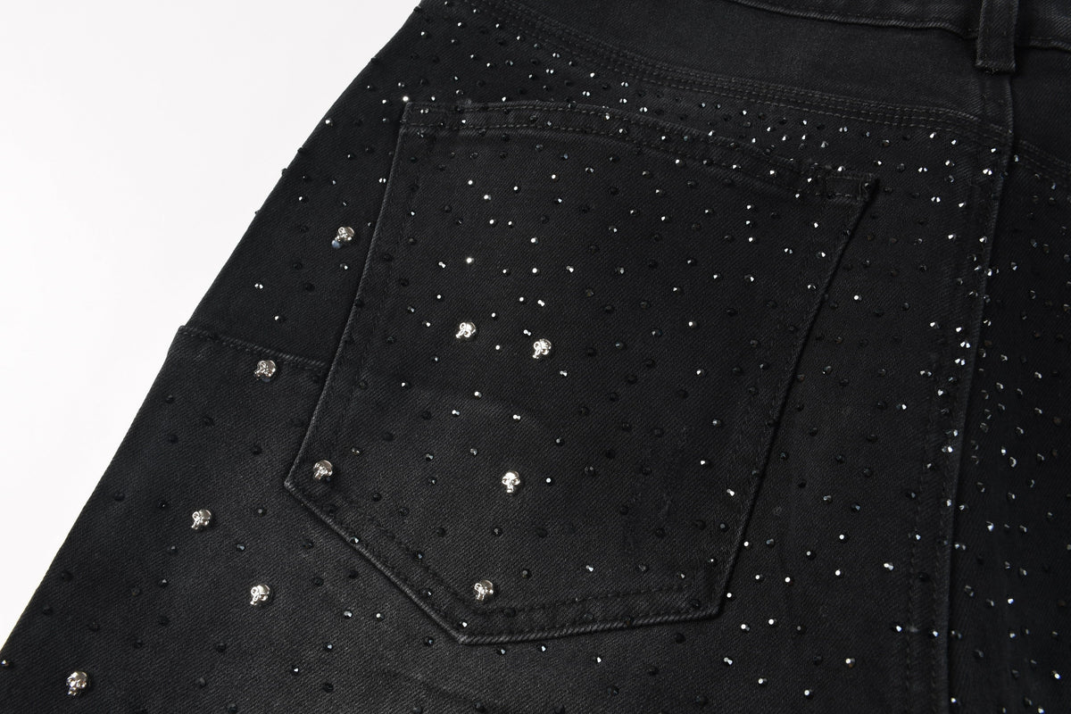 PURPLE Shorts Crystals 5106