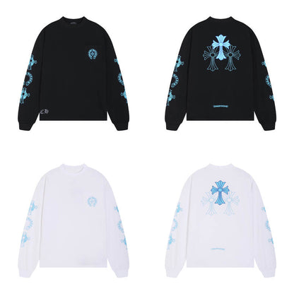CHROME-HEARTS Men's Long-Sleeve T-shirt Sweatshirt K8018