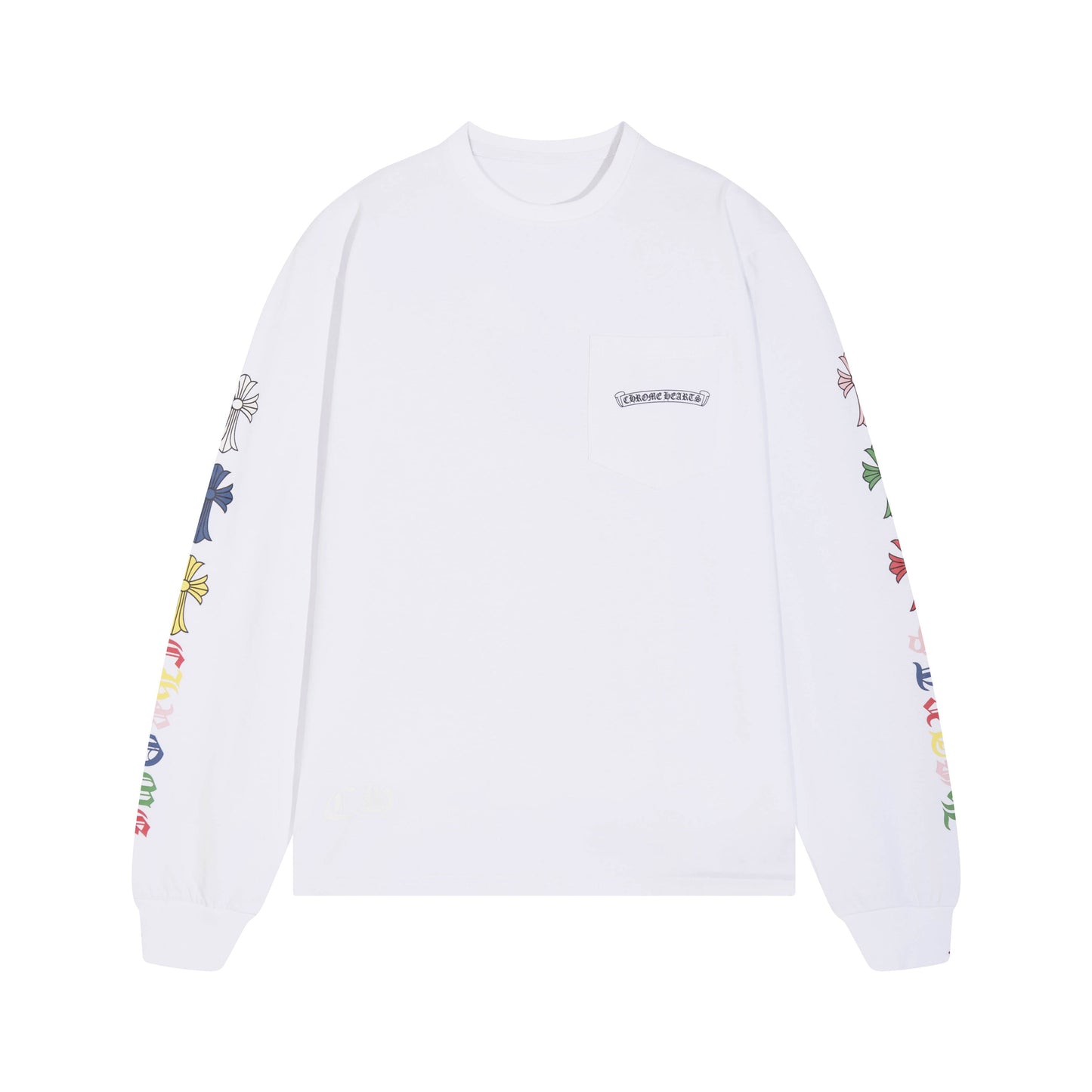 CHROME-HEARTS Men's Long-Sleeve T-shirt Sweatshirt K8015