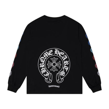 CHROME-HEARTS Men's Long-Sleeve T-shirt Sweatshirt K8009