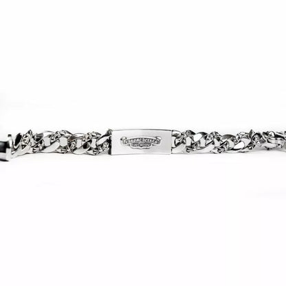 Chrome-Hearts DAGGER ID FANCY LINK CLIP BRACELET -6