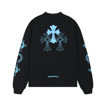 CHROME-HEARTS Men's Long-Sleeve T-shirt Sweatshirt K8018