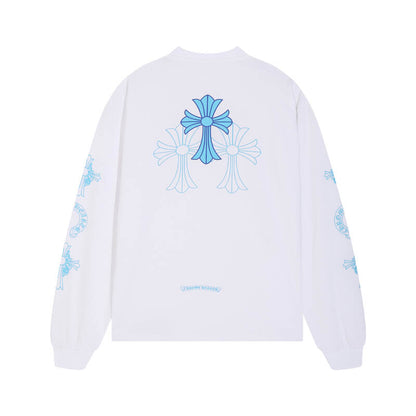 CHROME-HEARTS Men's Long-Sleeve T-shirt Sweatshirt K8018
