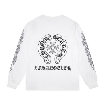 CHROME-HEARTS Men's Long-Sleeve T-shirt Sweatshirt K8008