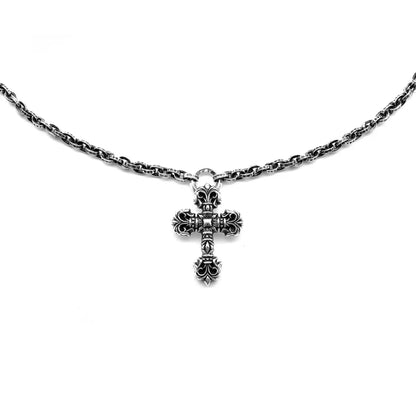 Chrome-Hearts Paperchain Necklace With Dagger Pendant