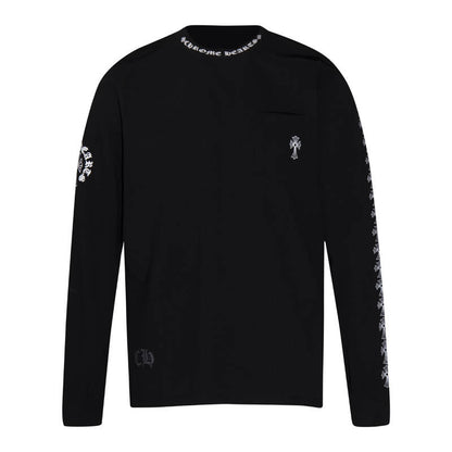 CHROME-HEARTS Men's Long-Sleeve T-shirt Sweatshirt K9010