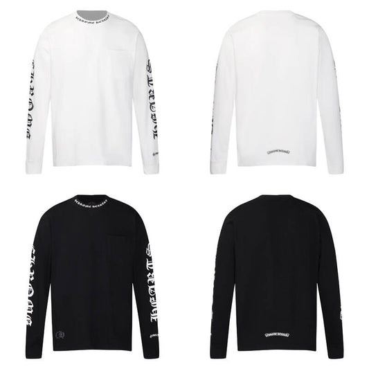 CHROME-HEARTS Men's Long-Sleeve T-shirt Sweatshirt K9011