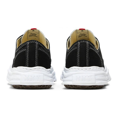 Maison MIHARA YASUHIRO HANK OG Sole Canvas Low 'Black/White' (A05FW702-BLK)